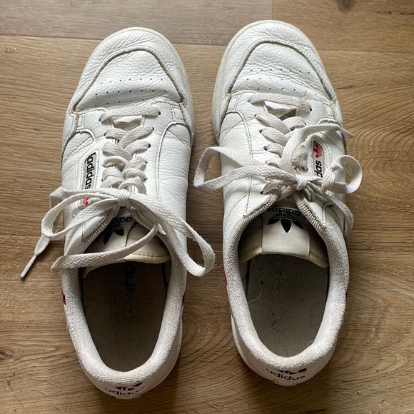 Adidas Rascal Continental 80, Red Blue Stripe Sneakers, Size 42 2/3EU, 9M, 11W - Picture 5 of 11